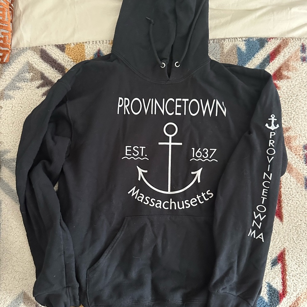 Jerzees Black Provincetown Hoodie